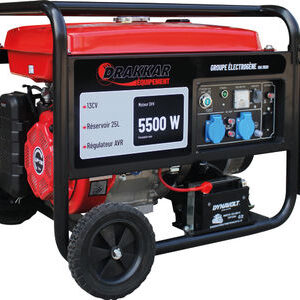 Groupe électrogène 13CV AVR Drakkar 5500W avec démarrage électrique