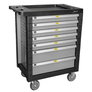 Servante d'atelier 7 tiroirs JBM grise 775x466x960mm