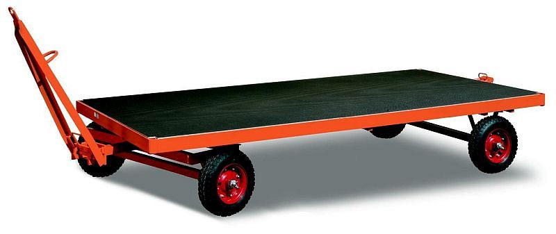 Remorque industrielle VARIOfit avec direction à plateau tournant 1 essieu – Image 2