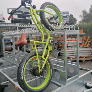 Remorque porte-vélos VTT/VAE 10P capacité 10 places