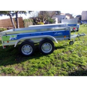 Remorque Bagagère Florence 2 essieux 750KG - Modèle de qualité supérieure