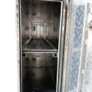 Coffre aluminium 2 ouvertures 600L Dim. 1900 x 400 x 900 mm - Avec étagère