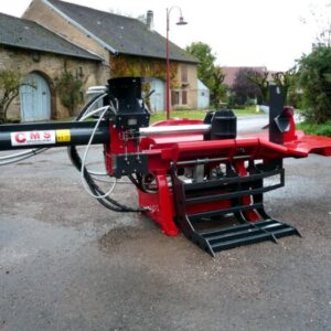 Fendeuse de bûches 45T horizontale avec lève-bûche hydraulique