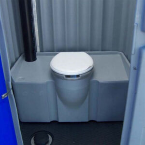 WC chimique neuf avec vanne de raccordement et lave-mains, modèle haute performance