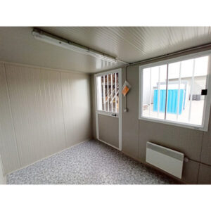 Bungalow de chantier isolé - 6 mètres, modèle standard