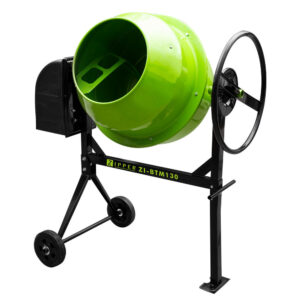 Bétonnière Zipper 130L 550W 230V pour professionnels du BTP