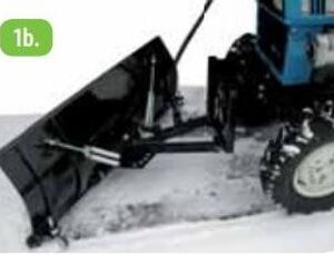 Lame à neige 140 Vert Service pour déneigement efficace